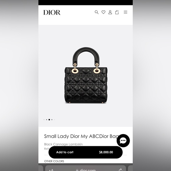 Authentic Lady Dior (Small) - Picture 2 of 4